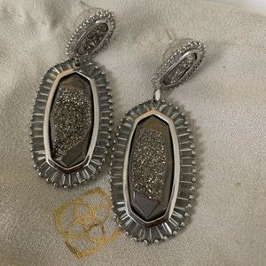 Kendra Scott Kaki drusy earrings